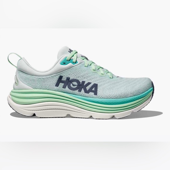 Hoka Gaviota 5 Women’s US 9 Snow Melt / Cielo Blue - Picture 1 of 13